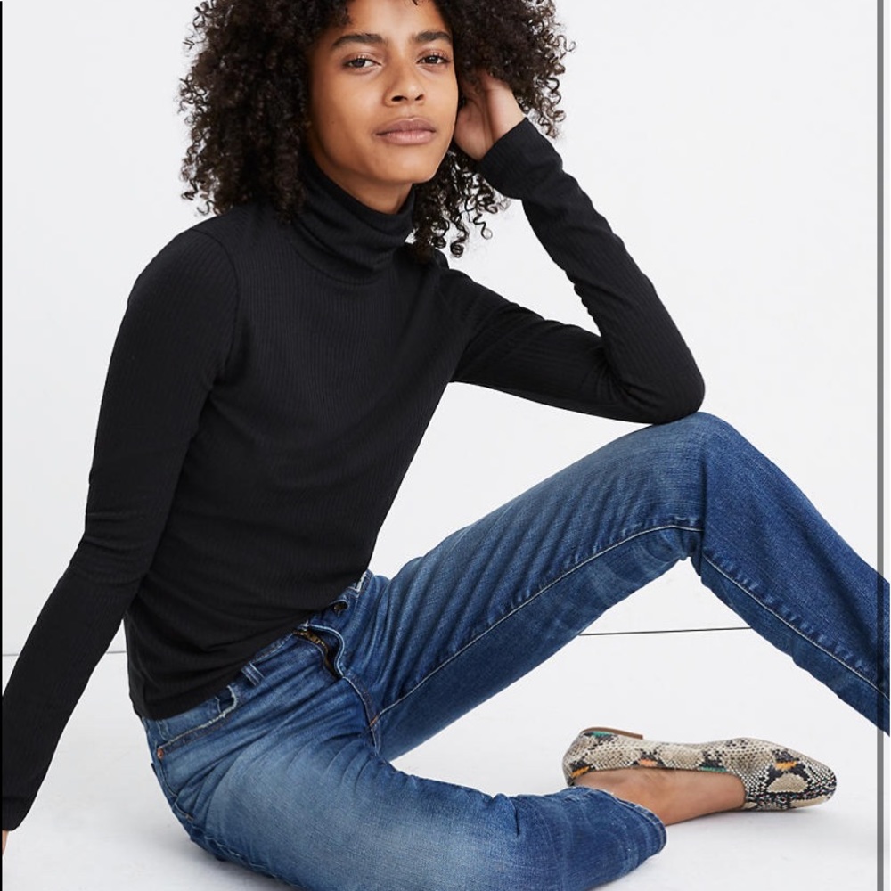 Madewell Ribbed Turtleneck Top